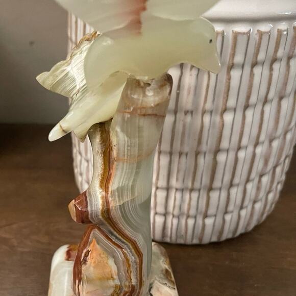 vintage onyx Birds on a tree - Picture 7 of 12